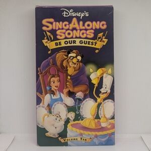 Disney's Sing Along Songs Be Our Guest (1992) VHS cassette movie